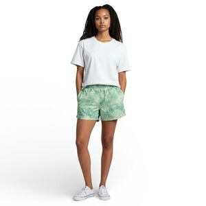 Columbia Women's PFG Super Backcast Water Shorts Green Kelp/Foamfloral Print XL